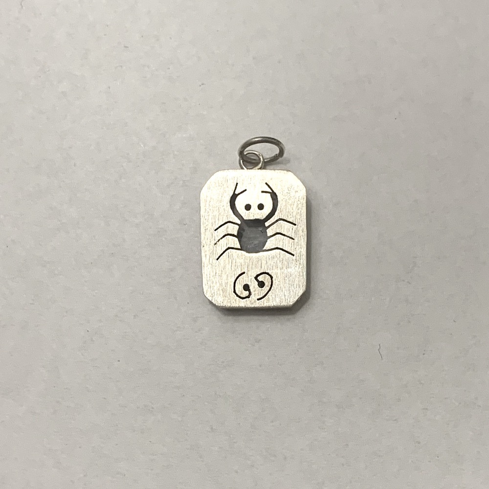 Cancer Zodiac 925 sterling silver charm